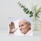 Papst Johannes Paul II Beatmungskarte Postkarte (Stehend Vorderseite)