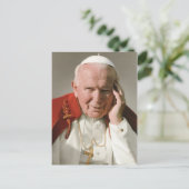 Papst Johannes Paul II Beatmungskarte Postkarte (Stehend Vorderseite)