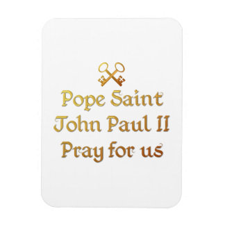 Papst Johannes Paul II. Betet uns Magnet