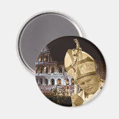 Papst Johannes Paul II Blessing Magnet (Vorderseite/Rückseite)