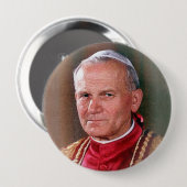 Papst Johannes Paul II Button (Vorne & Hinten)