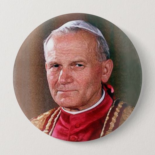 Papst Johannes Paul II Button (Vorderseite)