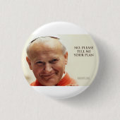 Papst Johannes Paul II Button (Vorderseite)