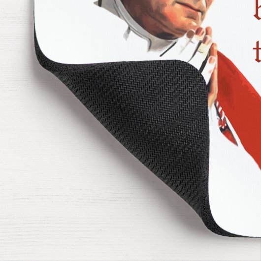 Papst Johannes Paul II. Freiheit Mousepad (Ecke)
