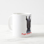 Papst Johannes Paul II. Kaffeetasse (Vorderseite Links)