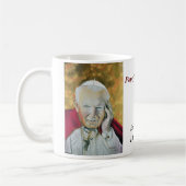 Papst Johannes Paul II. Kaffeetasse (Links)