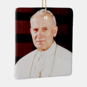Papst Johannes Paul II Keramikornament (Rechts)