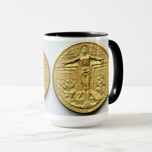 PAPST JOHANNES PAUL II. MÜNZEN TASSE (VorderseiteRechts)