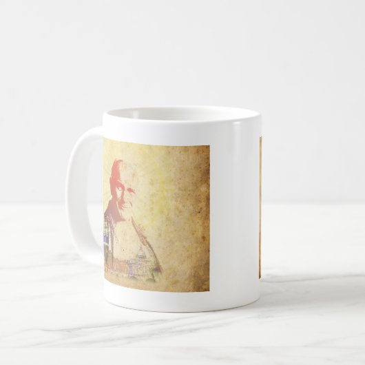 Papst Johannes Paul II. päpstliches Wappen Kaffeetasse (Vorderseite Links)