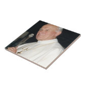 Papst Johannes Paul II Portrait Fliese (Seite)