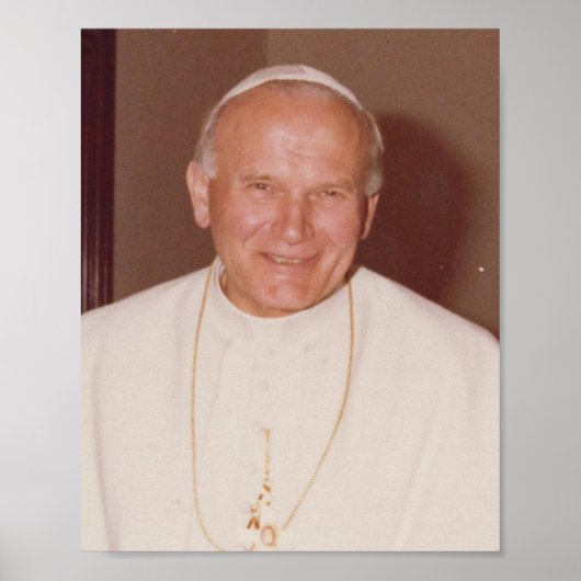 Papst Johannes Paul II Poster (Vorne)