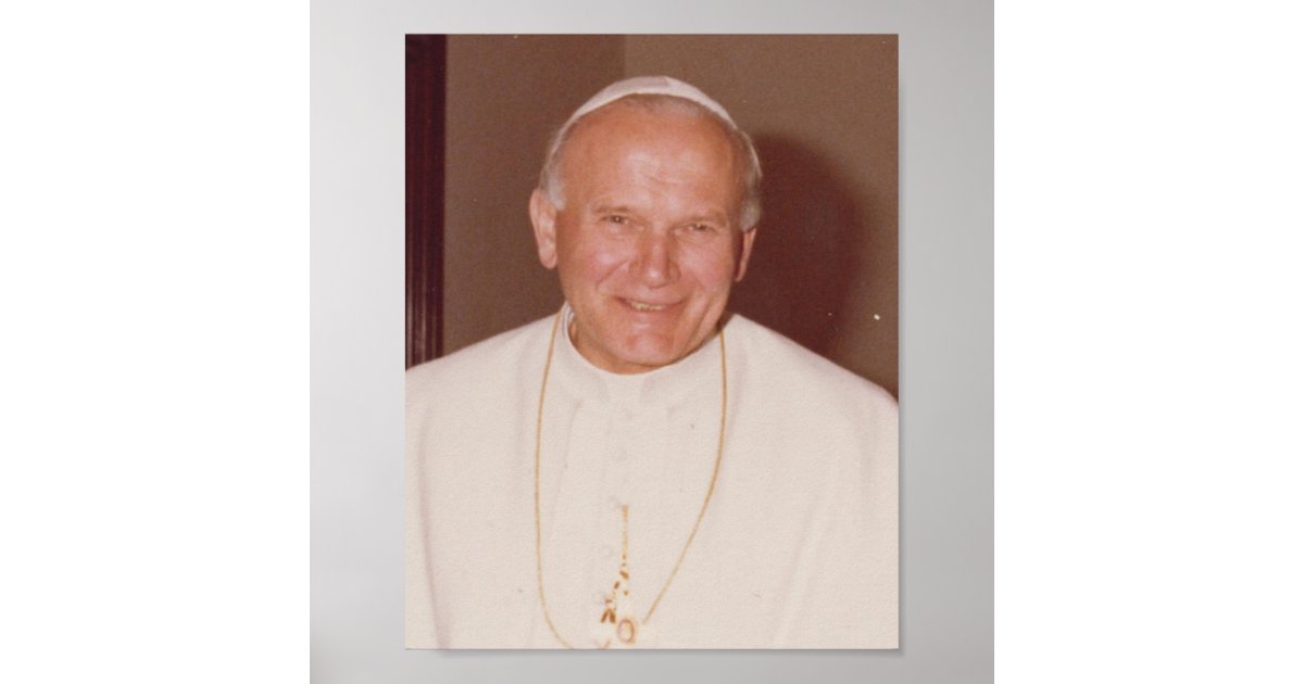 Papst Johannes Paul II Poster | Zazzle.de