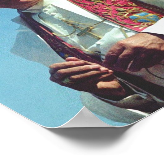 Papst Johannes Paul II Poster (Ecke)