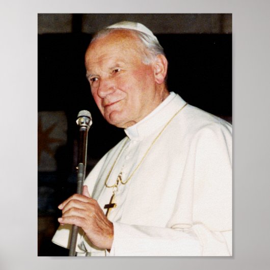 Papst Johannes Paul II Poster (Vorne)