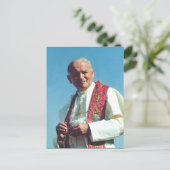 Papst Johannes Paul II Postkarte (Stehend Vorderseite)
