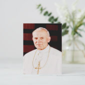 Papst Johannes Paul II Postkarte (Stehend Vorderseite)