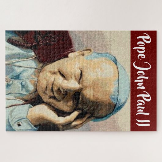 Papst Johannes Paul II. PUZZLE… der POLNISCHE Puzzle (Horizontal)