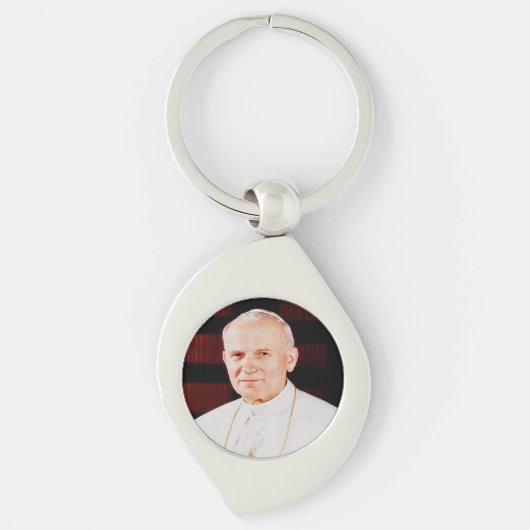 Papst Johannes Paul II Schlüsselanhänger (Vorderseite)