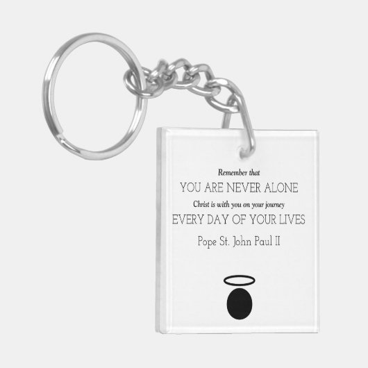 Papst Johannes Paul II. Schlüsselanhänger (Vorderseite links)