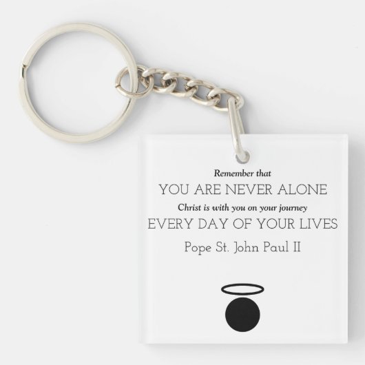 Papst Johannes Paul II. Schlüsselanhänger (Vorderseite)