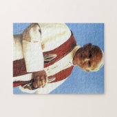 Papst Johannes Paul II. Selbstportrait Puzzle (Horizontal)