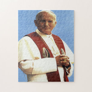 Papst Johannes Paul II. Selbstportrait Puzzle