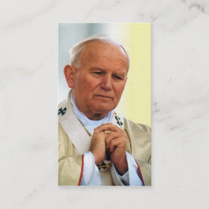 Papst Johannes Paul II. Seligsprechung-Karte Visitenkarte