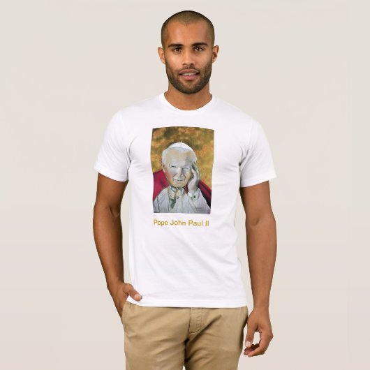 Papst Johannes Paul II. T-Shirt (Vorne ganz)