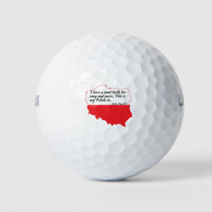 Papst Johannes Paul II Zitat Golfball