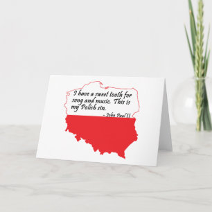 Papst Johannes Paul II Zitat Karte