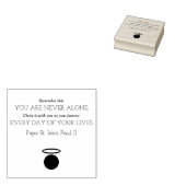 Papst Johannes Paul II Zitat Rubber Briefmarke Gummistempel (Stempel)