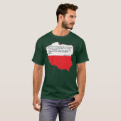 Papst Johannes Paul II Zitat T-Shirt (Vorne ganz)