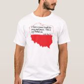 Papst Johannes Paul II. Zitat T-Shirt (Vorderseite)