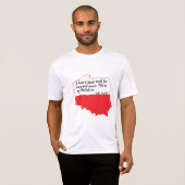 Papst Johannes Paul II Zitat T-Shirt (Vorne ganz)