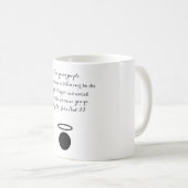 Papst Johannes Paul II Zitat Tasse (VorderseiteRechts)