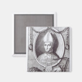 Papst Johannes XXIII, 1713 Magnet (Vorderseite/Rückseite)