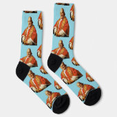 Papst Johannes XXIII Leiter der katholischen Kirch Socken (Rechts)