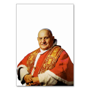 Papst Johannes XXIII Leiter der katholischen Kirch Tischnummer