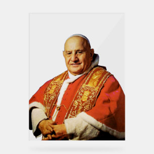 Papst Johannes XXIII. Oberhaupt der katholischen K Acrylschild