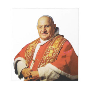 Papst Johannes XXIII. Oberhaupt der katholischen K Notizblock