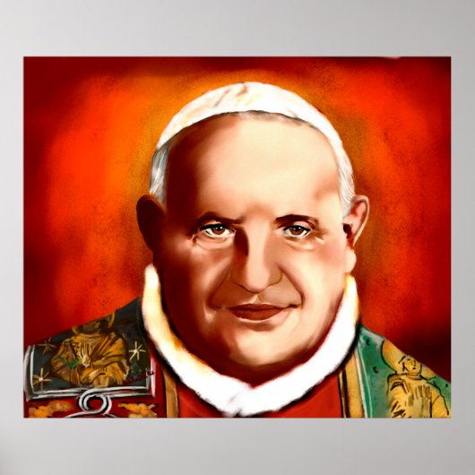 Papst Johannes XXIII Poster (Vorne)