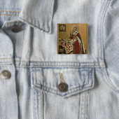 Papst Klemens mit Szenen von seinem Leben Button (Beispiel)