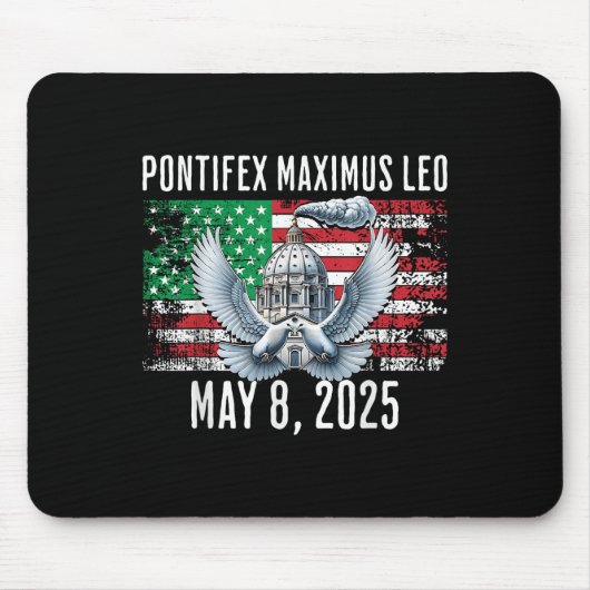 Papst Leo 2025 Papst Leo Mousepad (Vorne)
