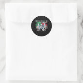 Papst Leo 2025 Papst Leo Runder Aufkleber (Tasche)