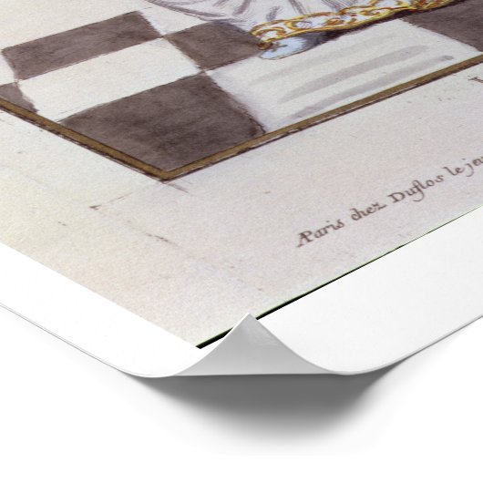 Papst Leo III (795-816) von "Receuil des Estampes" Poster (Ecke)