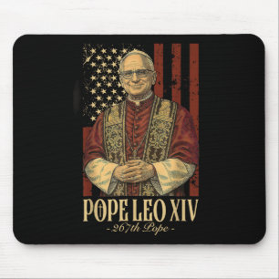 Papst Leo und Amerika - Papst Leo Xiv Mousepad