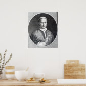 Papst Leo XII., mit Gravur von Raffaele Persichini Poster (Küche)