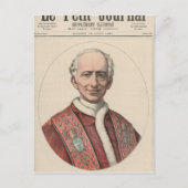 Papst Leo XIII Postkarte (Vorderseite)