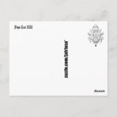 Papst Leo XIII Postkarte (Rückseite)