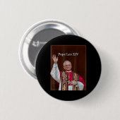 Papst Leo Xiv 0 Button (Vorne & Hinten)